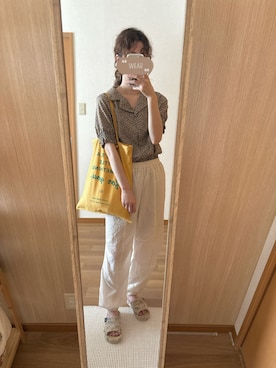 「RAY CASSIN（レイカズン）のアイテム」を使った、mashuさん（レディース・164cm）の夏コーディネート