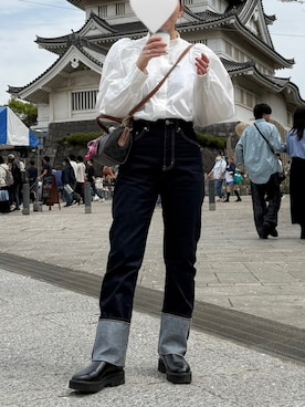 「TOM WOOD（トムウッド）のアイテム」を使った、はるさん（レディース・158cm）の春コーディネート