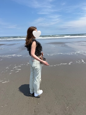 「SNIDEL（スナイデル）のアイテム（トップス）」を使った、はるさん（レディース・158cm）の夏コーディネート