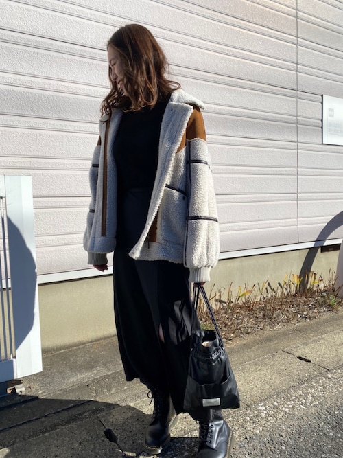 SLY（スライ）の「MOUTON BOA JK ジャケット フェイクムートン ボア（ムートンコート）」 - WEAR