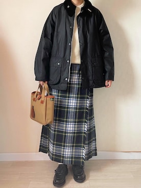 「パラブーツ」｜「アイテム（ブルゾン）」を使った、ゆうさん（レディース・157cm）の秋コーディネート