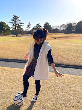 「chocomee（チョコミー）のアイテム」を使った、- ̗̀ ꪔ̤̥ꪔ̤̮ꪔ̤̫  ̖́-さん（レディース・152cm）の春コーディネート