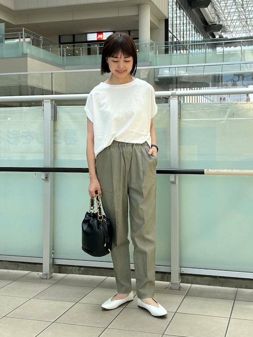 セール】リネン混テーパードイージーパンツ（その他パンツ）｜URBAN