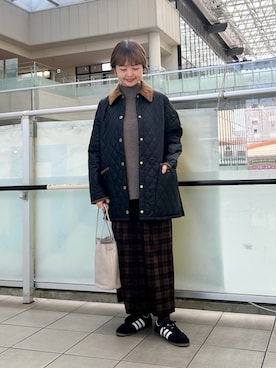 「アイテム（その他アウター）」を使った、かみやまさん（レディース・160cm）の秋コーディネート