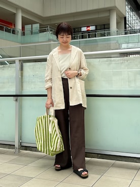かみやまさん（レディース・160cm）の夏コーディネート