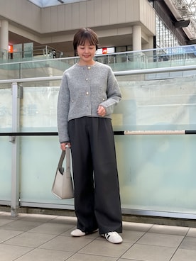 「adidas（アディダス）のadidas　TOKYO W（スニーカー）」を使った、かみやまさん（レディース・160cm）の秋コーディネート