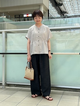 かみやまさん（レディース・160cm）の夏コーディネート