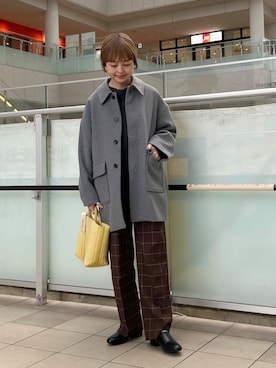 かみやまさん(レディース・160cm)の冬コーディネート