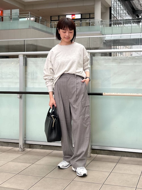 トーキングアバウトアブストラクション フェイクレイヤード カーゴパンツ リネン 別注 PRINT WIDE PT for ARKnets | TALKING ABOUT THE