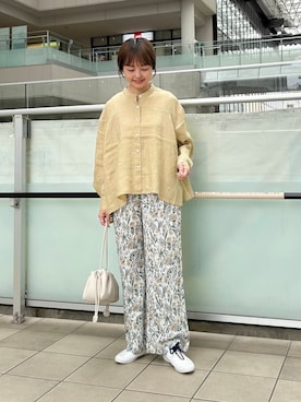 「moonSTAR」｜かみやまさん（レディース・160cm）の春コーディネート