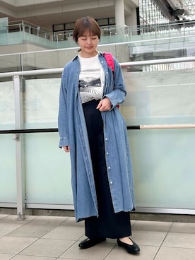 「パタゴニア」｜かみやまさん（レディース・160cm）の春コーディネート