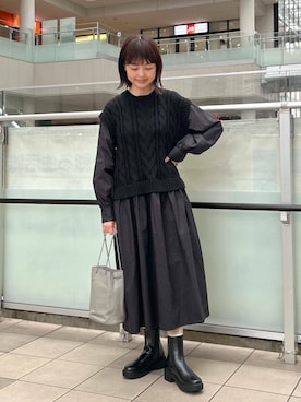 かみやまさん(レディース・160cm)の秋コーディネート