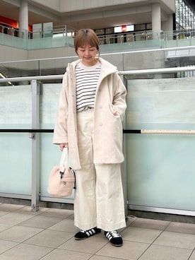 かみやまさん（レディース・160cm）の冬コーディネート