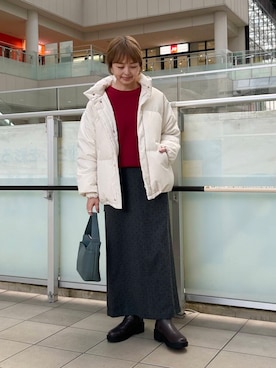 かみやまさん（レディース・160cm）の冬コーディネート