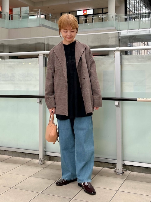 URBAN RESEARCH DOORS／ガウンコート／ネイビー／M URBAN RESEARCH DOORS コート アウター ダブルクロスガウン