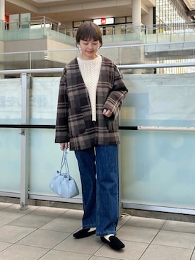 かみやまさん（レディース・160cm）の冬コーディネート