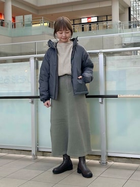 かみやまさん（レディース・160cm）の冬コーディネート