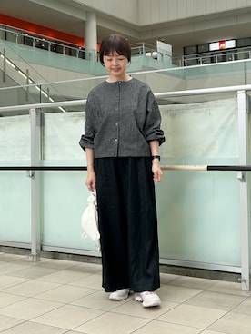 「かぐれ（カグレ）のアイテム」を使った、かみやまさん（レディース・160cm）の夏コーディネート