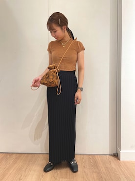 「オリエンタルトラフィック」｜「アイテム（アクセサリー）」を使った、ORientalTRaffic さんすて岡山店さん（レディース・152cm）の秋コーディネート