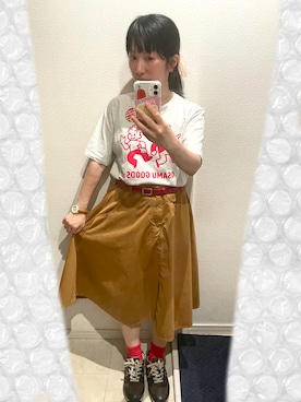 「アイテム（ファッション雑貨）」を使った、おっくん🍅さん（レディース・146cm）の夏コーディネート