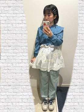 「アイテム（キャミソール）」を使った、おっくん🍅さん（レディース・146cm・40代）の秋コーディネート