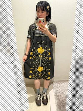 「flower（フラワー）のアイテム」を使った、おっくん🍅さん（レディース・146cm）の秋コーディネート