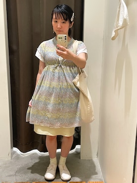 「アイテム（ワンピース/ドレス）」を使った、おっくん🍅さん（レディース・146cm・30代）の夏コーディネート