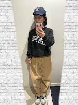 「アイテム（帽子）」を使った、おっくん🍅さん（レディース・146cm・40代）の秋コーディネート