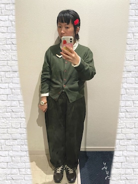 「ワントーンコーデ」｜おっくん🍅さん（レディース・146cm）の冬コーディネート