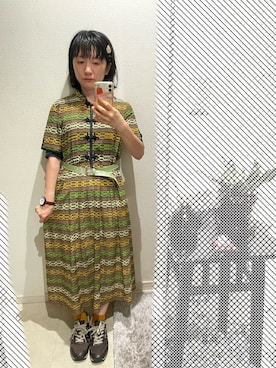 「KINJIのアイテム（ワンピース、その他）」を使った、おっくん🍅さん（レディース・146cm）の秋コーディネート