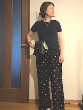 「PETIT BATEAU（プチバトー）のアイテム」を使った、かんきちさん（レディース・157cm）の夏コーディネート