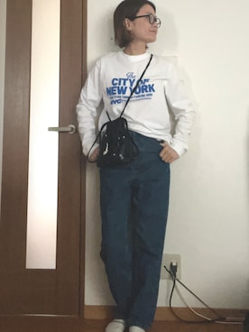 「BLANC..（ブラン）のアイテム」を使った、かんきちさん（レディース・157cm）の春コーディネート