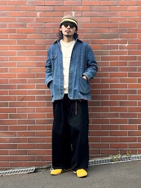 「アイテム（カバーオール）」を使った、YUTA KABURAGI さん（メンズ・175cm）の秋コーディネート