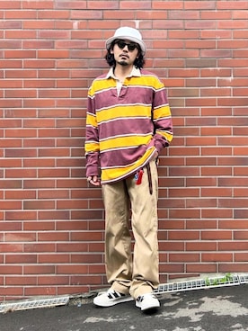 「アイテム（アンダーウェア）」を使った、YUTA KABURAGI さん（メンズ・175cm）の秋コーディネート
