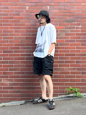 「アイテム（腕時計）」を使った、YUTA KABURAGI さん（メンズ・175cm）の夏コーディネート