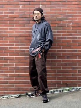 「アイテム（ソックス/靴下）」を使った、YUTA KABURAGI さん（メンズ・175cm）の秋コーディネート