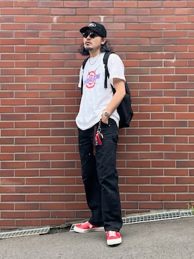 「CHROME HEARTS（クロムハーツ）のアイテム」を使った、YUTA KABURAGI さん（メンズ・175cm）の秋コーディネート