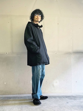 「ロールアップ」｜「アイテム（その他アウター）」を使った、YUTA KABURAGI さん（メンズ・175cm）の冬コーディネート