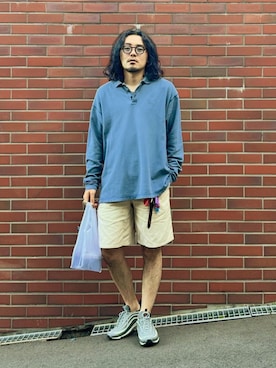 「アイテム（エコバッグ/サブバッグ）」を使った、YUTA KABURAGI さん（メンズ・175cm）の春コーディネート