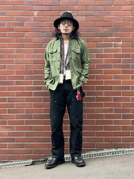 「RED WING（レッドウィング）のアイテム（シューズ）」を使った、YUTA KABURAGI さん（メンズ・175cm）の春コーディネート