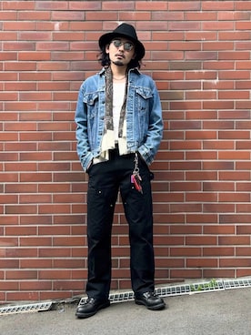 「アイテム（タンクトップ）」を使った、YUTA KABURAGI さん（メンズ・175cm）の秋コーディネート