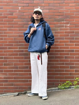 「HANES（ヘインズ）のアイテム」を使った、YUTA KABURAGI さん（メンズ・175cm）の春コーディネート