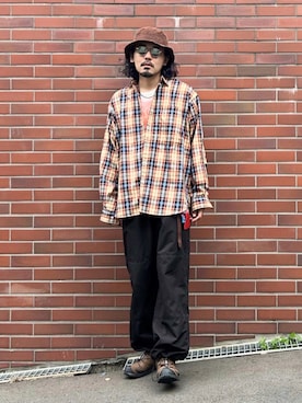 「アイテム（レッグウェア）」を使った、YUTA KABURAGI さん（メンズ・175cm）の秋コーディネート