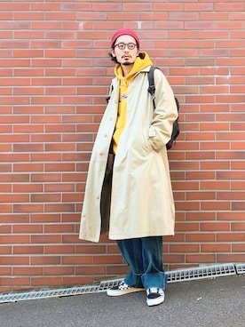 「NOAH（ノア）のアイテム（トップス）」を使った、YUTA KABURAGI さん（メンズ・175cm）の秋コーディネート