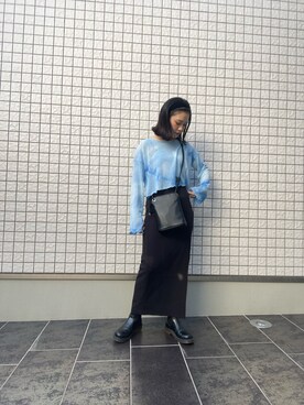 「Dr. Martens（ドクターマーチン）のDr.Martens  CHELSEA BOOT（ブーツ）」を使った、もえさん（レディース・158cm）の夏コーディネート