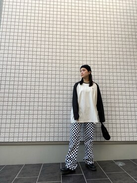 「Dr. Martens（ドクターマーチン）のDr.Martens  CHELSEA BOOT（ブーツ）」を使った、もえさん（レディース・158cm）の秋コーディネート