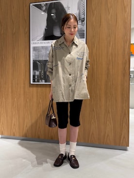 「URBAN RESEARCH（アーバンリサーチ）のアイテム（タンクトップ）」を使った、kurataniさん（レディース・165cm）の秋コーディネート
