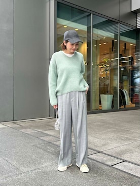 「ウールパンツ」｜kurataniさん（レディース・165cm）の冬コーディネート