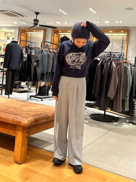 「ウールパンツ」｜kurataniさん（レディース・165cm）の冬コーディネート