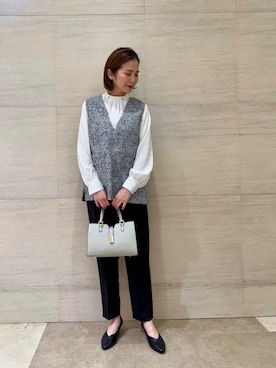 「アイテム（セットアップ）」を使った、kurataniさん（レディース・165cm）の冬コーディネート